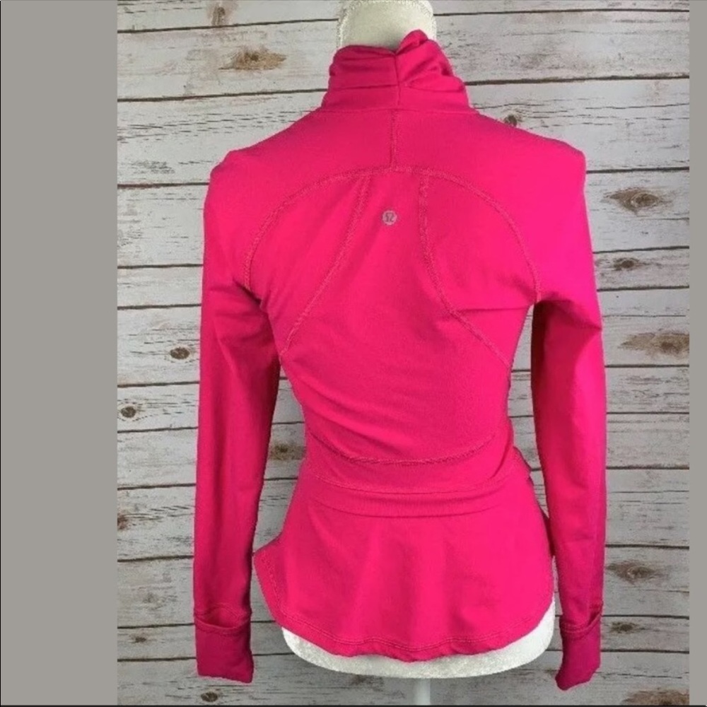 Lululemom Pink Jacket Hustle Your Bustle